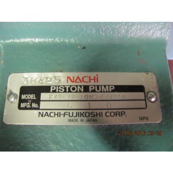 Nachi Central  PZS-3B-70n3-E4481A Piston Pump #4 image