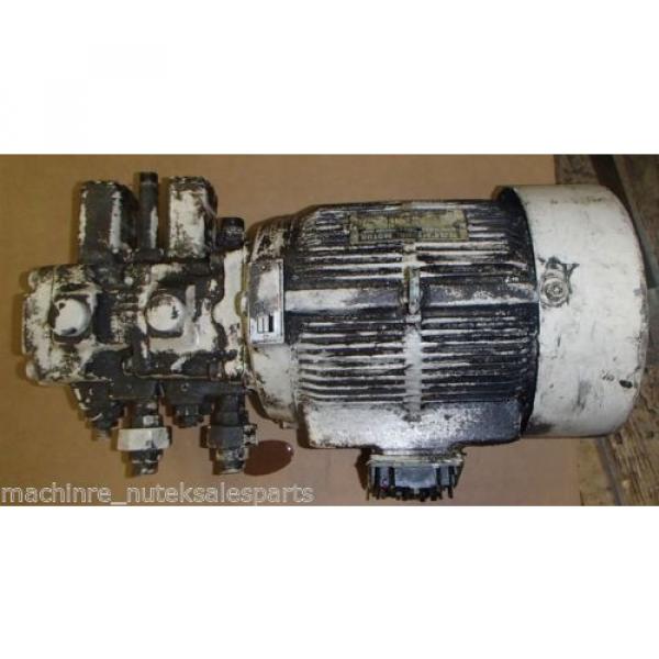 Nachi Qatar  Variable Vane Pump VDR-11B-1A2-1A2-22_VDR11B1A21A222 WITH MOTOR #3 image