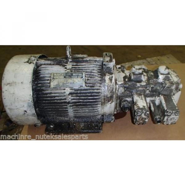 Nachi Qatar  Variable Vane Pump VDR-11B-1A2-1A2-22_VDR11B1A21A222 WITH MOTOR #4 image