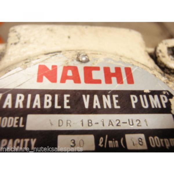 Nachi French  Varible Vane Pump VDR-1B-1A2-U21_VDR1B1A2U21 w/Motor_LT1570-NR_LTIS70-NR #6 image