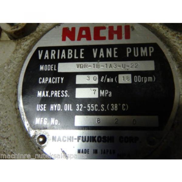 Nachi Ghana  Variable Vane Pump VDR-1B-1A3-U-22 _ VDR1B1A3U22 30l/min #5 image