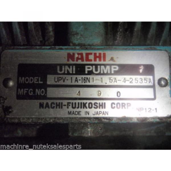 Nachi Bahrain  Piston Pump PVS-1B-16N1-2535A _ UPV-1A-16N1-15A-4-2535A _ Motor LTIS70-NR #4 image