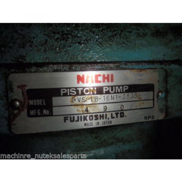 Nachi Bahrain  Piston Pump PVS-1B-16N1-2535A _ UPV-1A-16N1-15A-4-2535A _ Motor LTIS70-NR #5 image