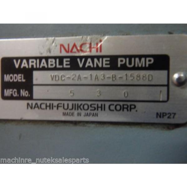Nachi Burundi  Variable Vane Pump VDC-2A-1A3-B-1588D _ VDC2A1A3B1588D #5 image