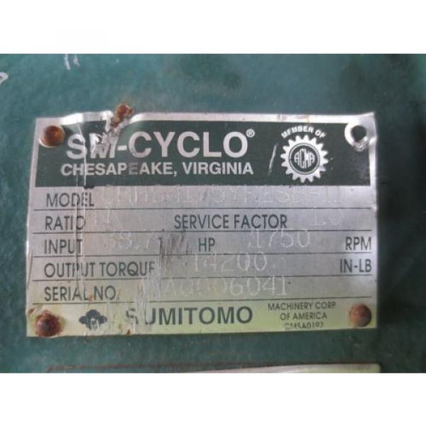 Sumitomo SM-Cyclo CHHS4175YR2SB-11 Speed Gear Reducer #6 image