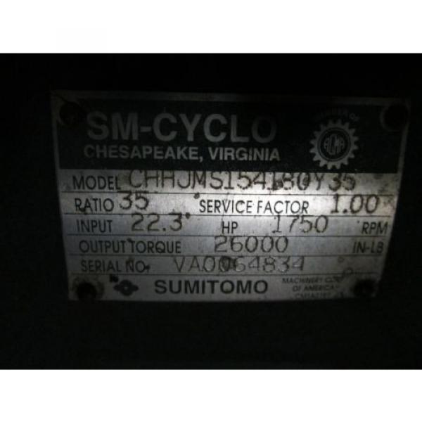 Sumitomo Gear CHHJMS154180Y35 223HP Ratio: 35 1750RPM Input Service Factor: 10 #4 image