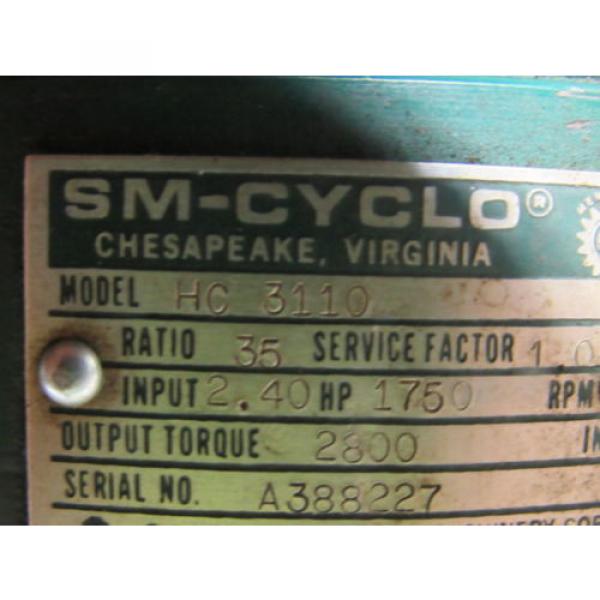 Sumitomo SM-Cyclo HC 3110 Inline Gear Reducer 35:1 Ratio 240 Hp #9 image