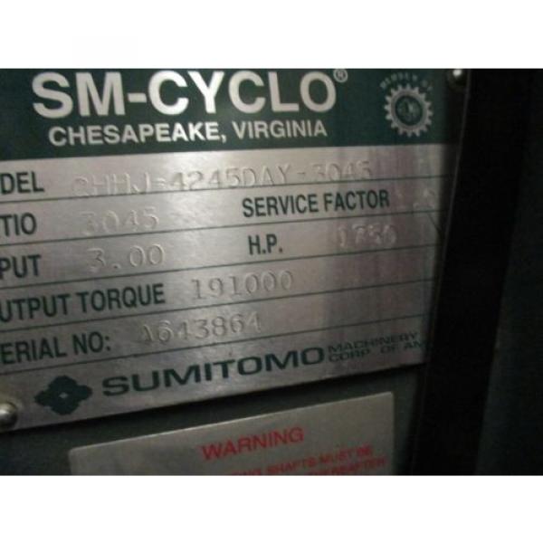 SUMITOMO SM-CYCLO GEAR REDUCER D6245/D4245/D3245 VARIOUS RATIOS #3 image