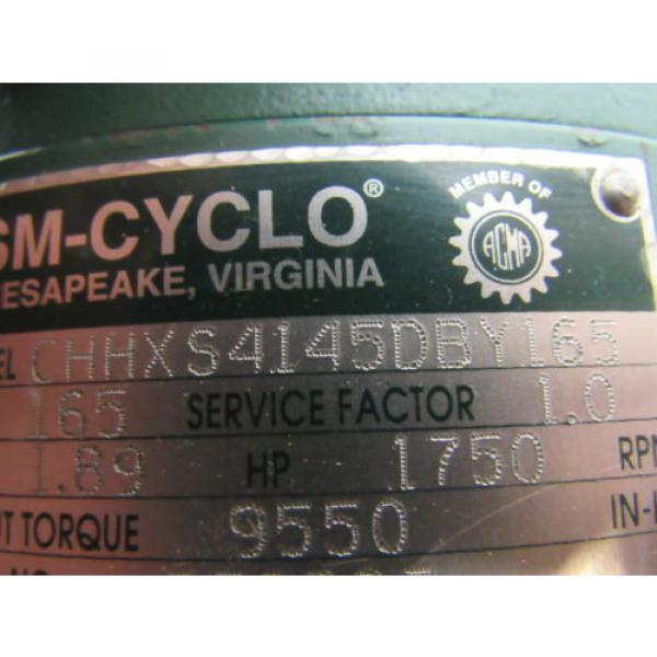 SUMITOMO CHHXS4145DBY165 SM-CYCLO Inline Speed Reducer Gear Box 165:1/ 189HP #10 image