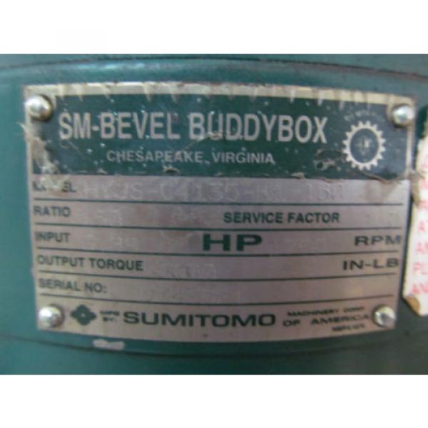 Sumitomo BBB KHYJS-C4135-K1-150 Gear Speed Reducer SM Bevel Buddy Box Gearbox #6 image