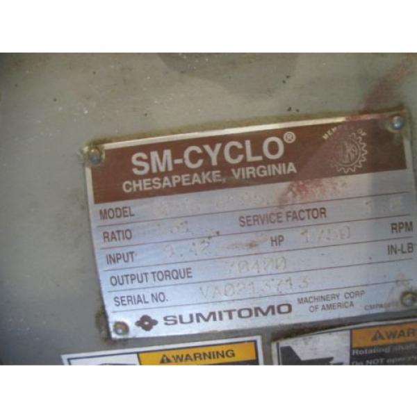 Sumitomo sm cycle speed reducer 6195D - 231-1 #2 image