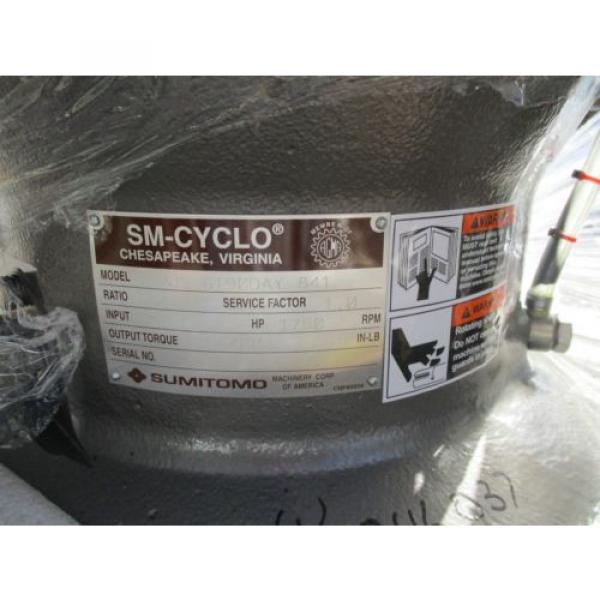 Sumitomo sm cyclo reducer CVJS6190DAY with oil pump #2 image