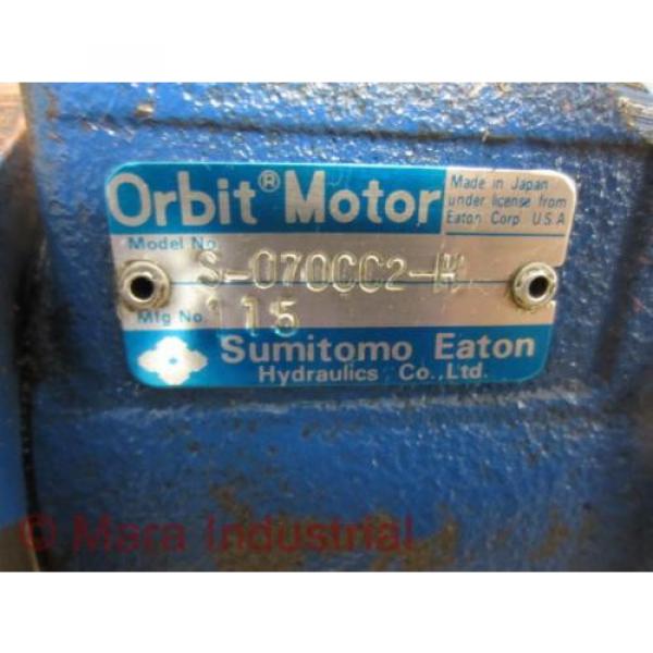 Sumitomo Eaton S-070CC2-H S070CC2H Orbit Motor 115 - Used #3 image
