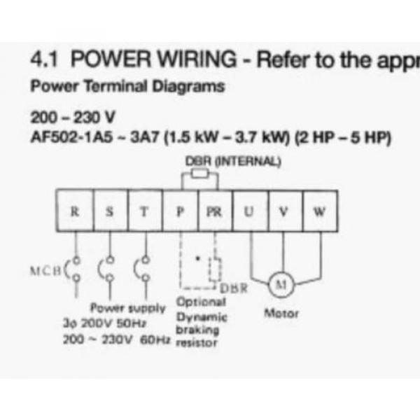 Sumitomo AF500 AF502-1A5 SMAC PAC AC  Motor Controller variable freq inverter #3 image