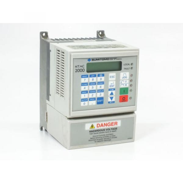 SUMITOMO NT2012-1A5 NTAC 2000 2HP AC Motor VFD VARIABLE FREQUENCY DRIVE #3 image