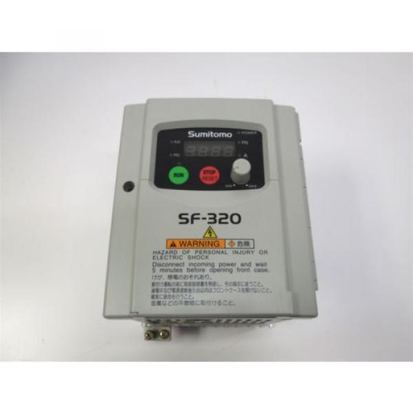 Sumitomo SF3204-A40-W 3 Phase AC Motor Drive Inverter VFD SF-320, 1/2HP 380/460V #1 image