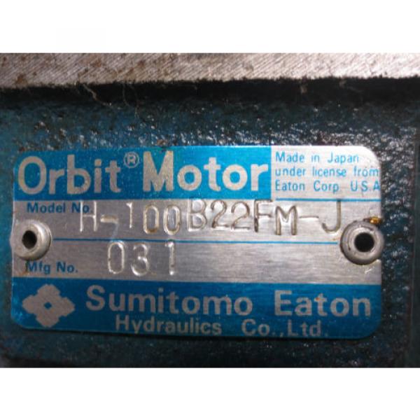 SUMITOMO EATON ORBIT MOTOR H-100B22FM-J LISTING FOR EACH #3 image