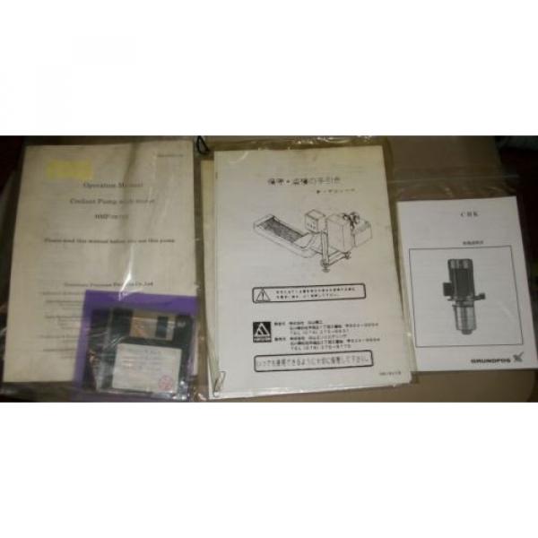 Sumitomo Precision Products Operation Manual Coolant Pump With Motor HMP-0879E #1 image