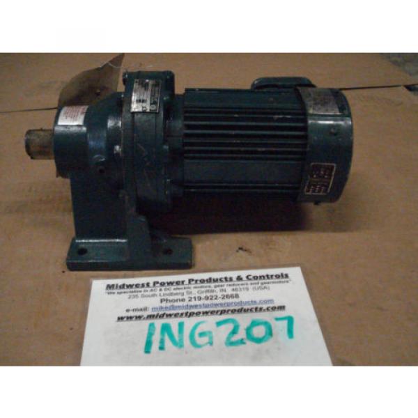 Sumitomo Cyclo gearmotor CNHM-05-4090YC-13, 135 rpm, 13:1, 5hp, 230/460,inline #1 image