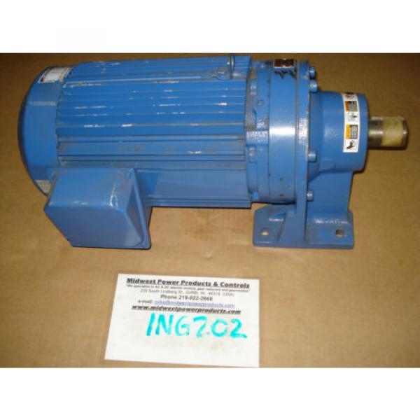 Sumitomo Cyclo gearmotor CNHM-8-4125YB-6, 292 rpm, 6:1, 75hp, 230/460, inline #3 image