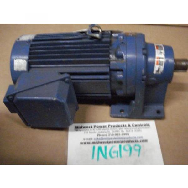 Sumitomo Cyclo gearmotor CNHM-1H-6095YB-6, 292 rpm, 6:1, 15hp, 230/460, inline #1 image
