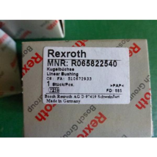 1 Lot of 4 Rexroth MNR R065822540 Supper Linear Bushings #2 image