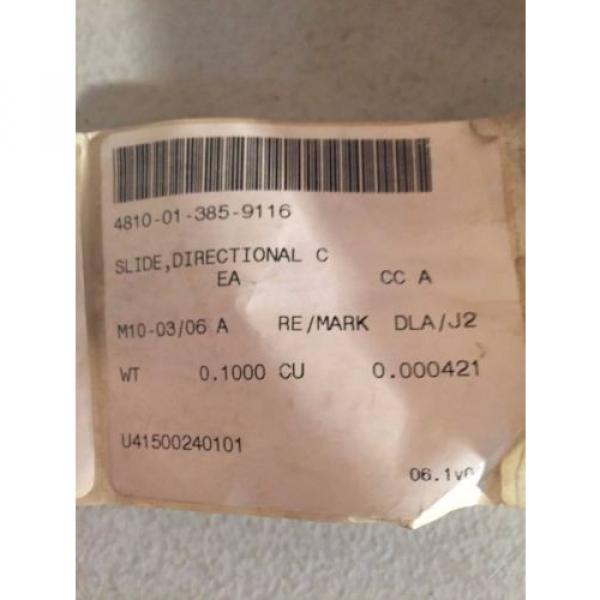 SLIDE,DIRECTIONAL CONTROL LINEAR VALVE, MILITARY SURPLUS, NSN: 4810-01-385-9116 #5 image