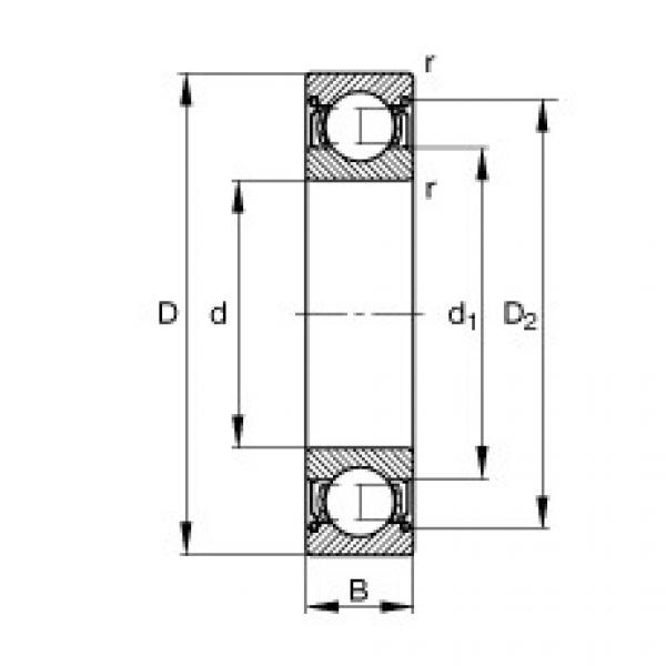 Ball Bearings 6311-2Z FAG #1 image