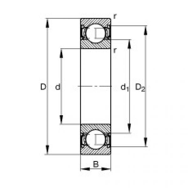 Ball Bearings 6310-2RSR FAG #1 image