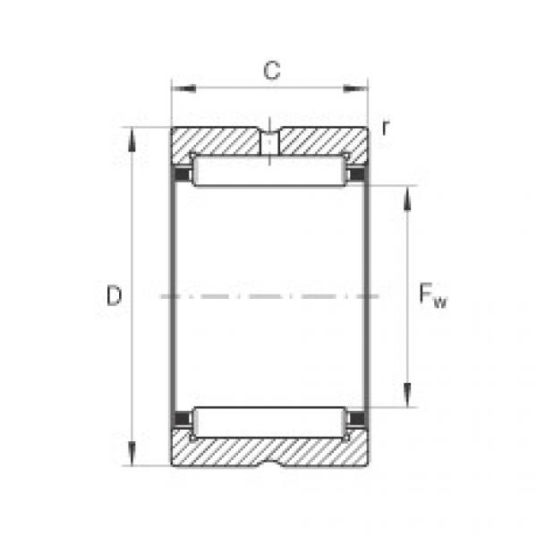 Needle Roller Bearings NK12/12 INA #1 image