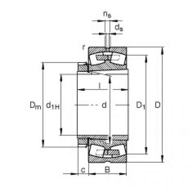 Bearing 23940-S-K-MB + H3940 FAG #1 image