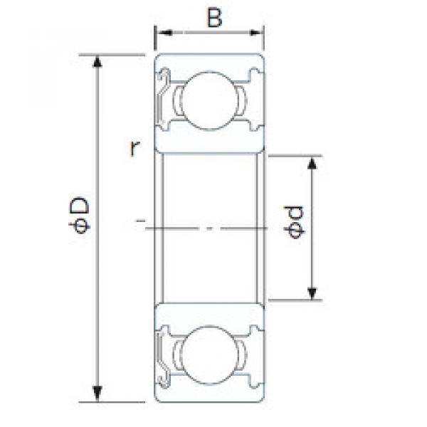 Ball Bearings 6309ZE NACHI #1 image