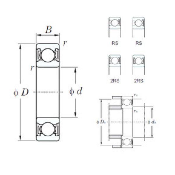 Ball Bearings 6312-2RS KOYO #1 image