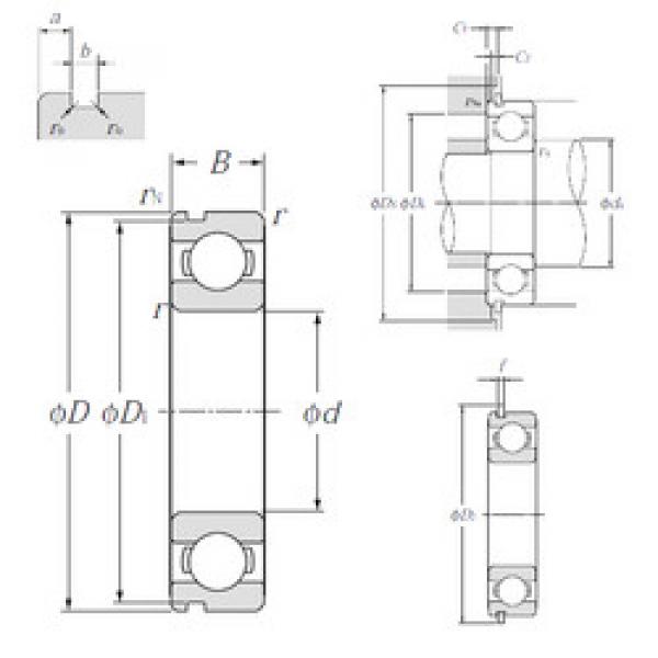 Ball Bearings 6310NR NTN #1 image