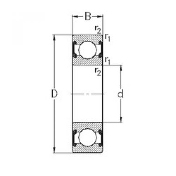 Ball Bearings 6310-2RS2 NKE #1 image