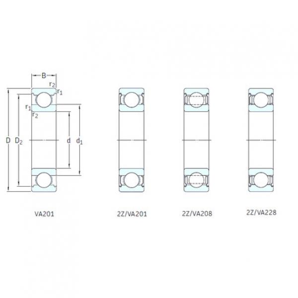 Ball Bearings 6310-2Z/VA201 SKF #1 image