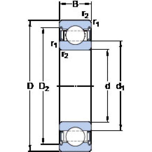 Ball Bearings 6310-2Z/VA208 SKF #1 image