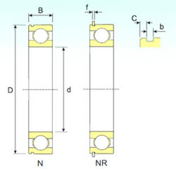 Ball Bearings 6310 NR ISB #1 image