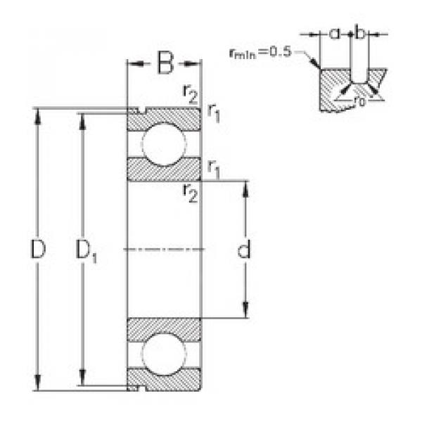 Ball Bearings 6310-N NKE #1 image