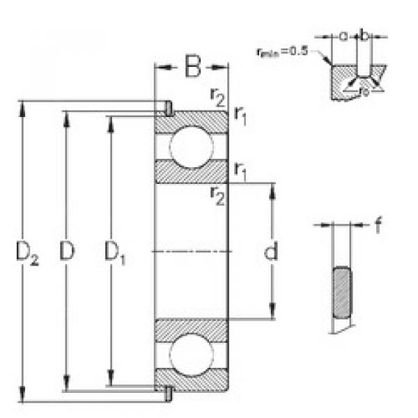 Ball Bearings 6310-NR NKE #1 image