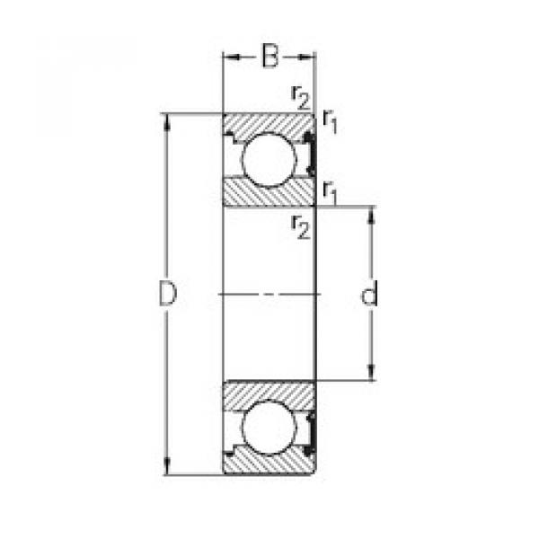 Ball Bearings 6311-RSR NKE #1 image