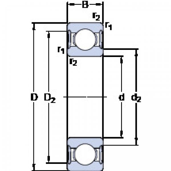 Ball Bearings 6310-2RS1/HC5C3WT SKF #1 image