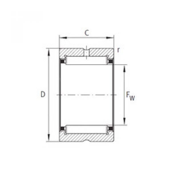 Needle Roller Bearings NK100/36 INA #1 image