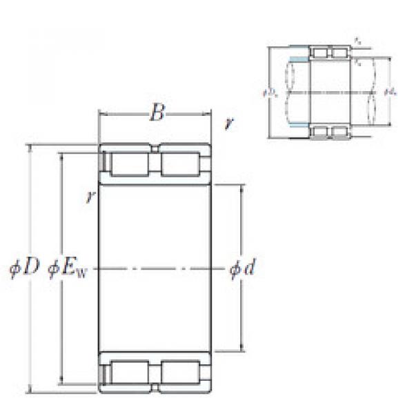 Cylindrical Roller Bearings NNCF4988V NSK #1 image