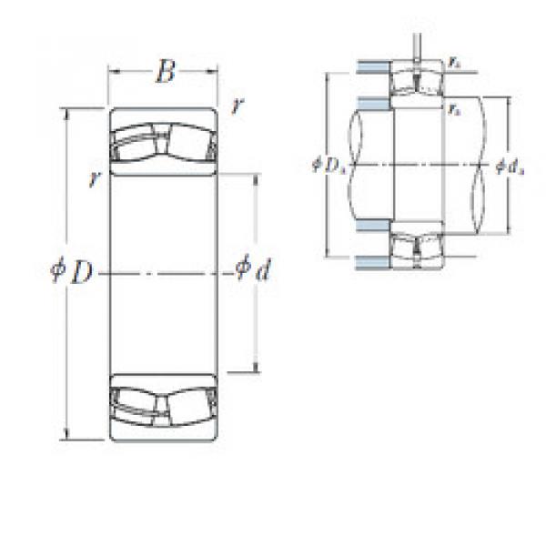 Bearing 24020CE4 NSK #1 image