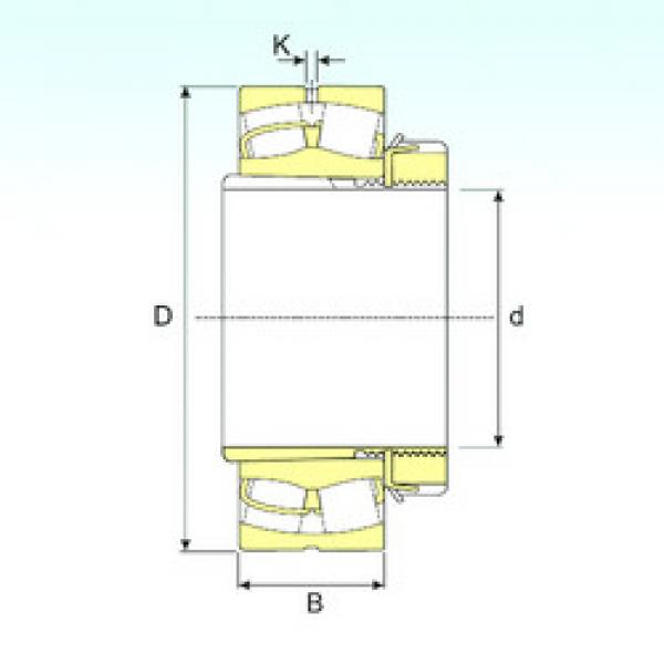 Bearing 23938 EKW33+H3938 ISB #1 image