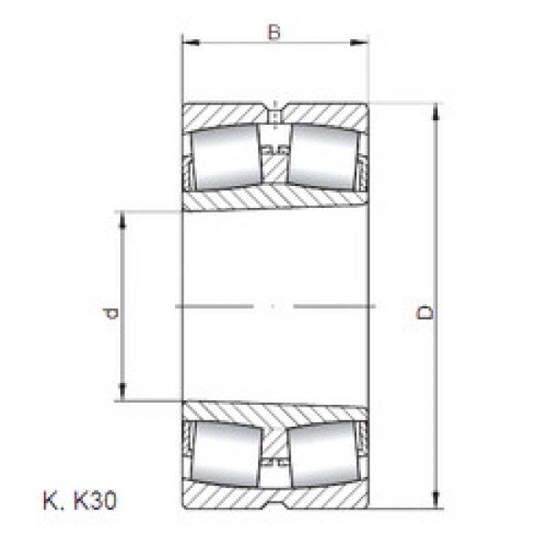 Bearing 23934 KCW33 CX #1 image