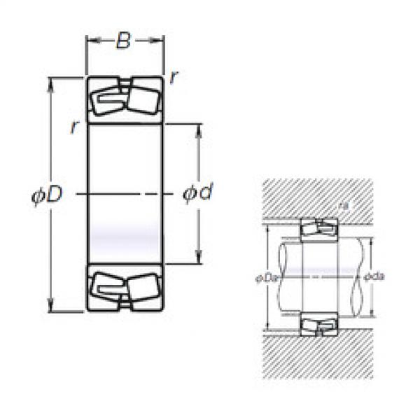 Bearing 23932L11CAM NSK #1 image