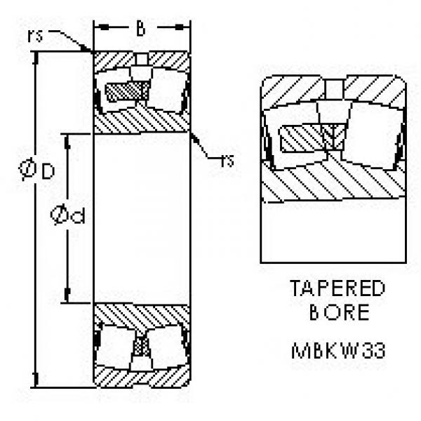 Bearing 23936MBKW33 AST #1 image