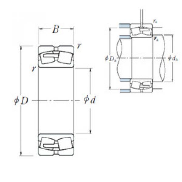 Bearing 239/670CAE4 NSK #1 image